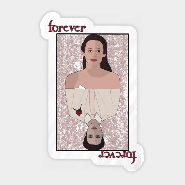 Twilight playing card Sticker by strayheartbja